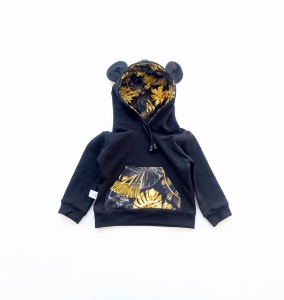 Bluza złote liście damska