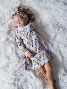 Sukienka liski szare