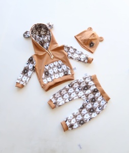 Komplet misie - baggy, bluza i czapka