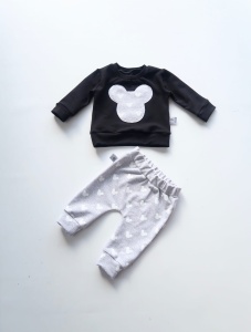 Komplet Miki  głowy - baggy+bluza   