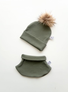 Spots on gray set with small ears - cap and neckerchief (1) (1) (1) (1) (1) (1)