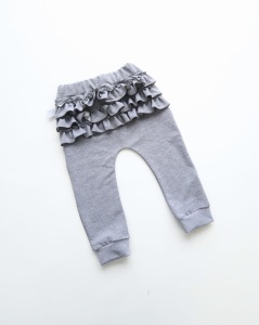 Legginsy melanż z falbankami  