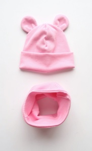 Spots on gray set with small ears - cap and neckerchief (1) (1) (1) (1) (1) (1) (1) (1)