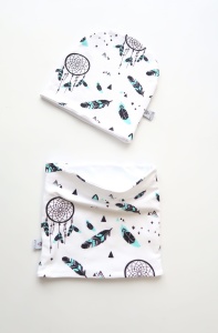 Dreamcather set - cap and chimney scarf
