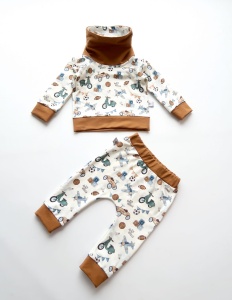 Bear set - trousers + blouse with chimney (1) (1)