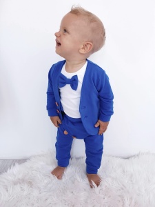 Komplet chaber - frak, body długi rękaw i baggy  