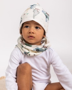 Patches set with mint bow - cap and chimney scarf (1) (1) (1) (1) (1) (1)