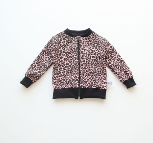 Bluza bomberka panterka kwarc