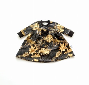 Sukienka złote liście 2