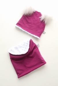 Patches set with mint bow - cap and chimney scarf (1) (1) (1) (1) (1)