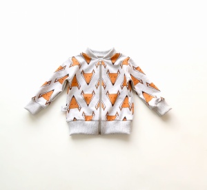 Bluza bomberka liski szare