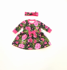 Dots dress with bow (1) (1) (1)