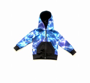 Bluza pioruny - na zamek   