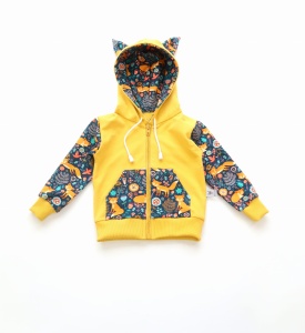 Bluza liski z granatem na zamek