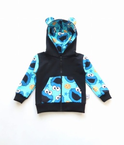 Bluza ciasteczkowy potwór - na zamek    