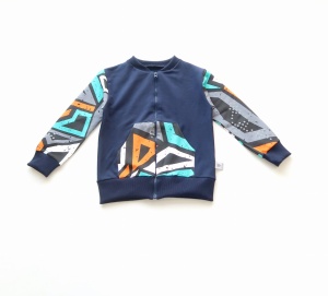 Bluza bomberka graffiti i granat