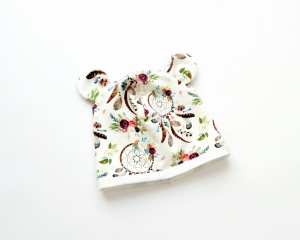 Mouse cap black and pink (1)