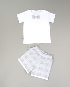 Foxes on mint set - t-shirt and shorts (1) (1) (1)