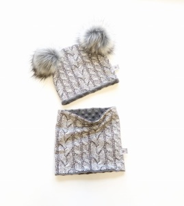 Patches set with mint bow - cap and chimney scarf (1) (1) (1) (1)