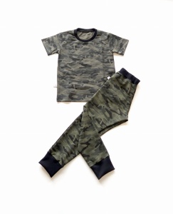 Sea set with red  - trousers + blouse (1) (1)