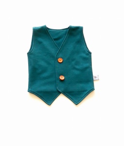 Kamizelka zieleń butelkowa