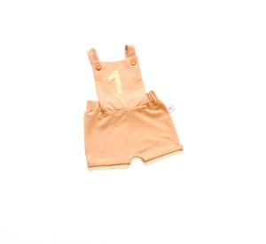 Ogrodniczki brąz na roczek 