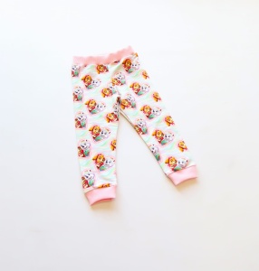 Legginsy Psi Patrol Skye róż