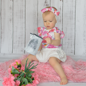 Komplet koliberki i ptaszki - spódniczka, opaska i koszulka  