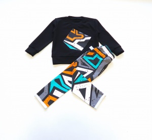 Bear set - trousers + blouse with chimney (1) (1)