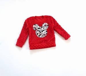 Bluza minky i uśmiechnięte myszki