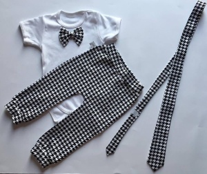 Rodzinny komplet pepitka - tata & syn 