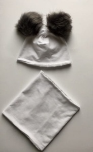 Patches set with mint bow - cap and chimney scarf (1) (1)