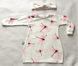 Sukienka Ważki bombka z opaską