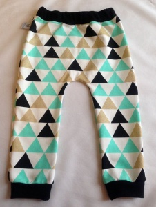 Mint triangles trousers