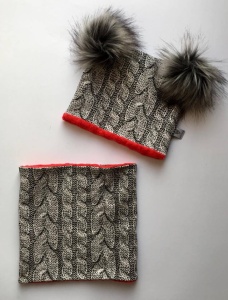 Patches set with mint bow - cap and chimney scarf (1) (1) (1) (1) (1)