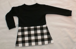 Squared dress for a Princess