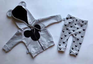 Komplet Miki - baggy i bluza  na zamek