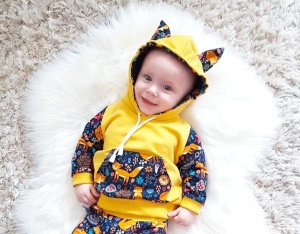 Bluza liski z kapturem 