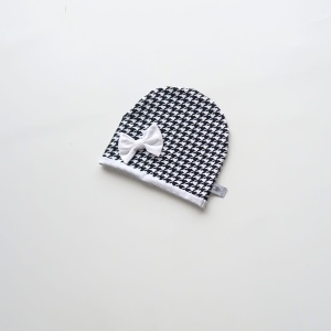 Cap with ears spots on gray (1) (1)