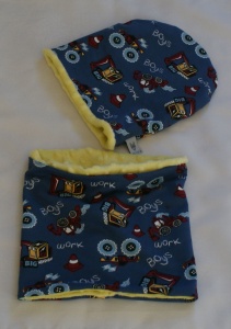 Excavator set - cap and chimney scarf