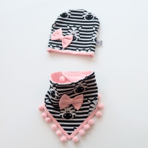 Zebras set with bow