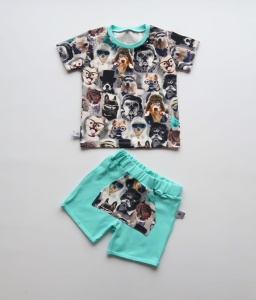 Comic set - t-shirt and shorts (1) (1) (1) (1) (1) (1) (1) (1) (1) (1) (1) (1)