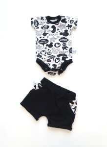 Neavy blue set with buttons - trousers with body and bow-tie (1) (1) (1) (1) (1)