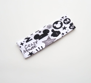 Mickey logo headband pin u