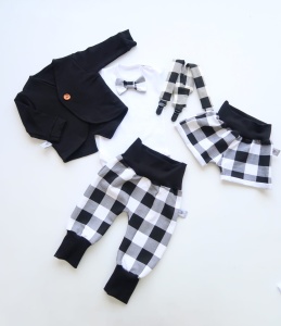 Neavy blue set with buttons - trousers,shorts, body, coat and braces (1) (1) (1) (1)