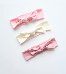 Opaski - róż, ecru i róż kwarcowy