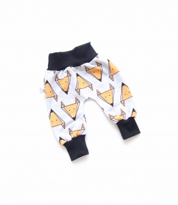 Bezuciskowe baggy liski szare