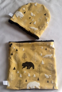 Bear set - cap and chimney scarf