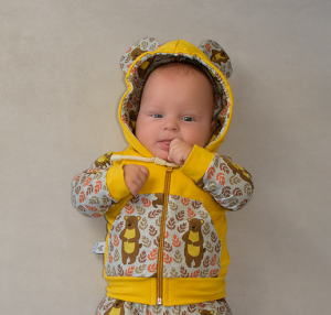 Bluza niedźwiadki na zamek 