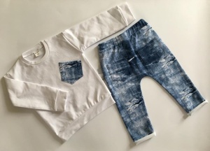 Batman drawing set - trousers + blouse (1)